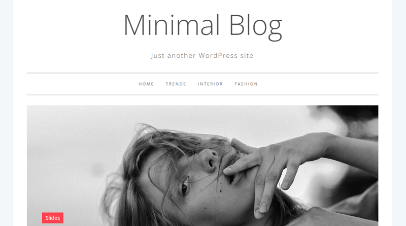Minimal Blog WordPress Theme