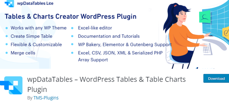 wpDataTables WordPress Plugin