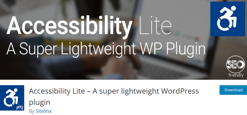 Accessibility Lite WordPress ADA Compliance Plugin