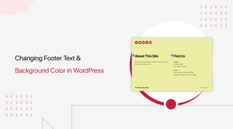 how-to-change-footer-text-background-color-in-wordpress