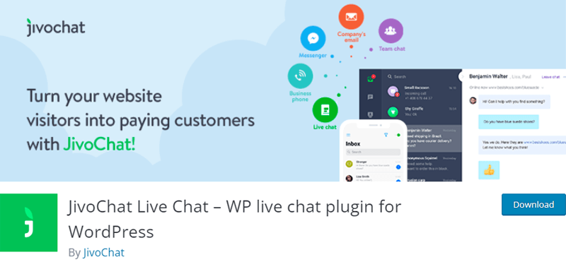 JivoChat Live Chat Plugin