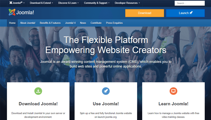 Joomla - Best Free Blogging Platforms