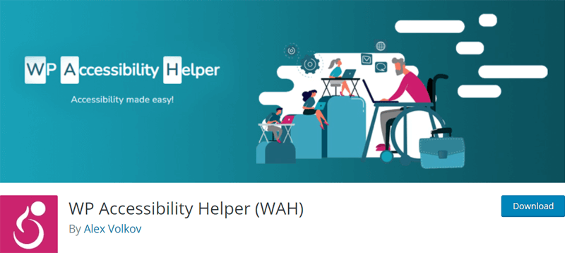 WP Accessibility Helper WordPress ADA Compliance Plugin