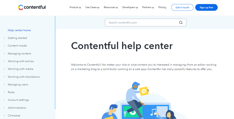 Customer Support in Contentful