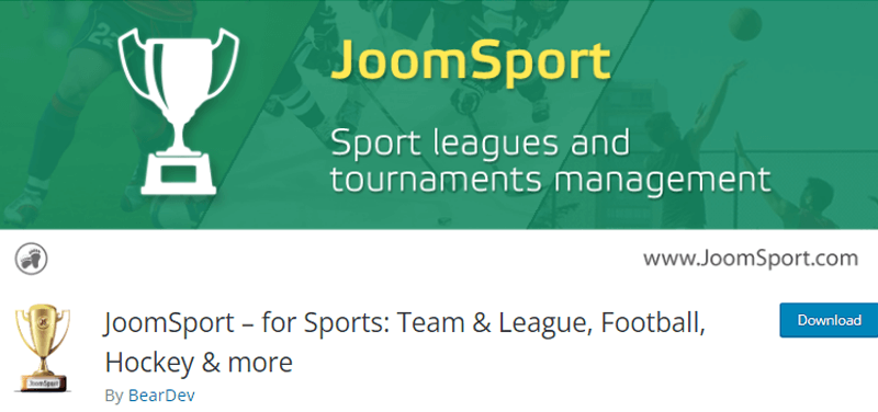 JoomSport for Sports Team and League Management