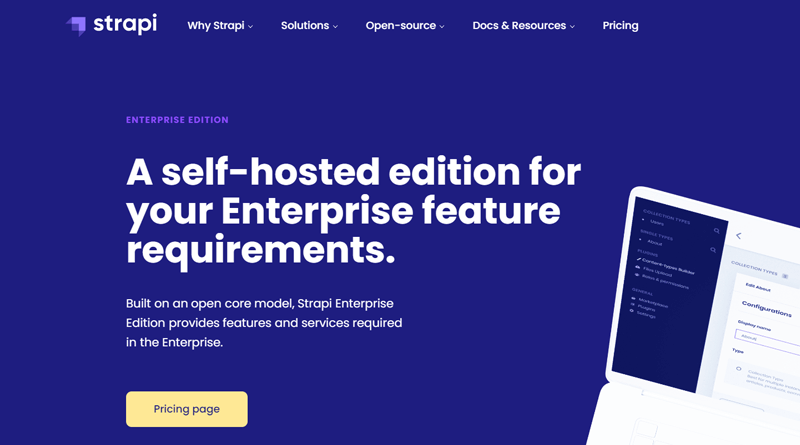 Strapi Enterprise Edition for Headless eCommerce