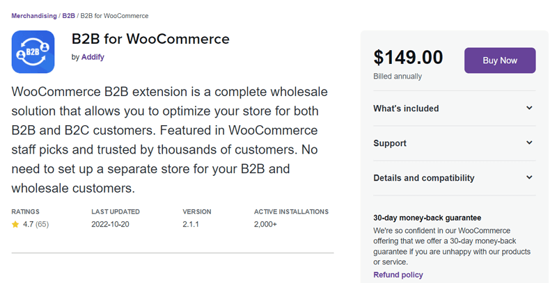 B2B for WooCommerce Plugin