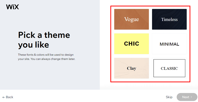 Choose the Template from Template Library