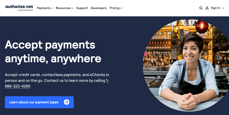Authorize.Net - Best Payment Gateways