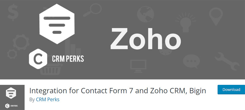 CF7 Zoho WordPress Plugin