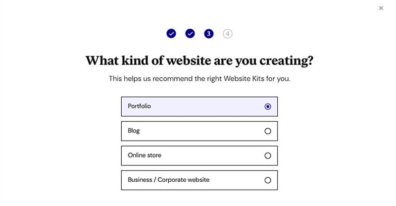 Choose Your Website Type