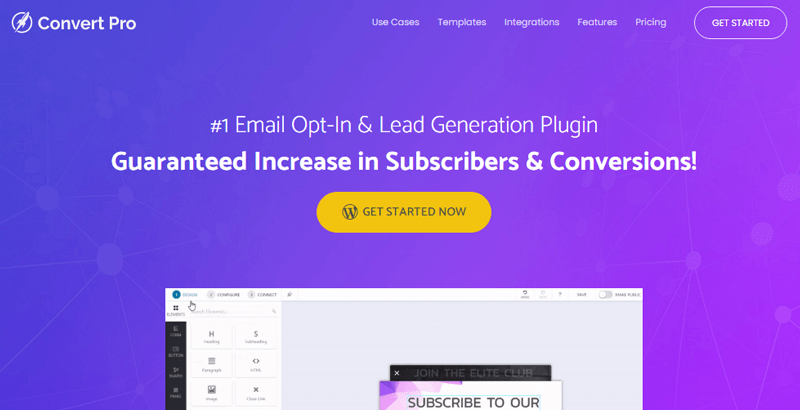 Convert Pro Email Opt-in and Lead Generation Plugin