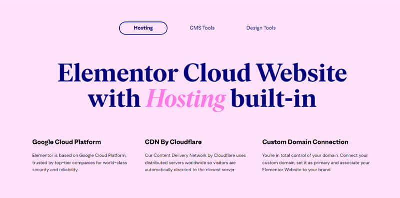 Elementor Cloud Built-in Functionality