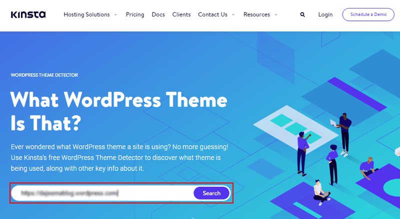 Enter URL to Know  What WordPress Theme a Site is Using