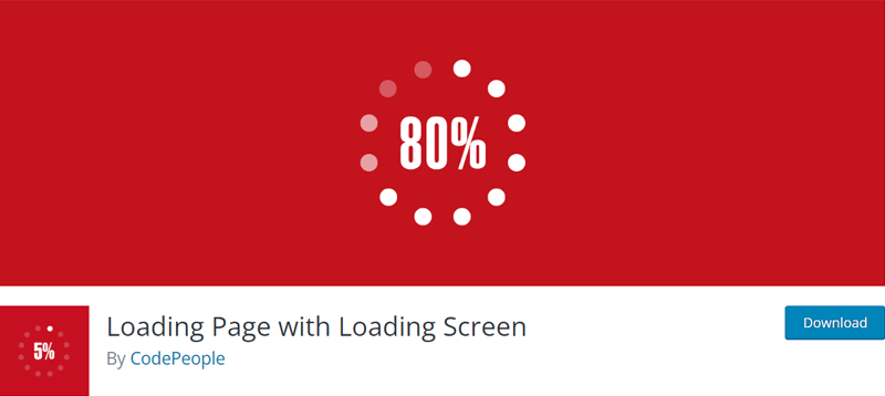 Loading Page with Loading Screen