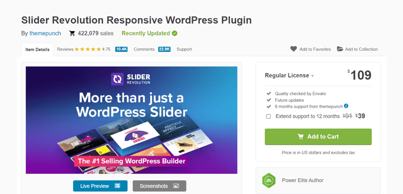 Slider Revolution WordPress Plugin