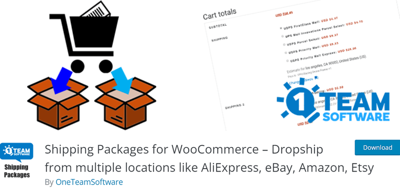 Shipping Packages for WooCommerce Plugin