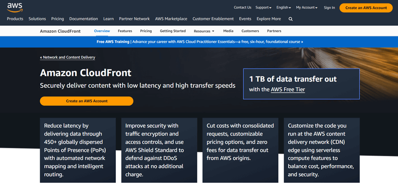Amazon CloudFront CDN for Video Streaming