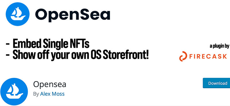 Opensea – Best WordPress NFT Plugin