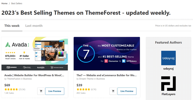 Best-Selling WordPress Themes