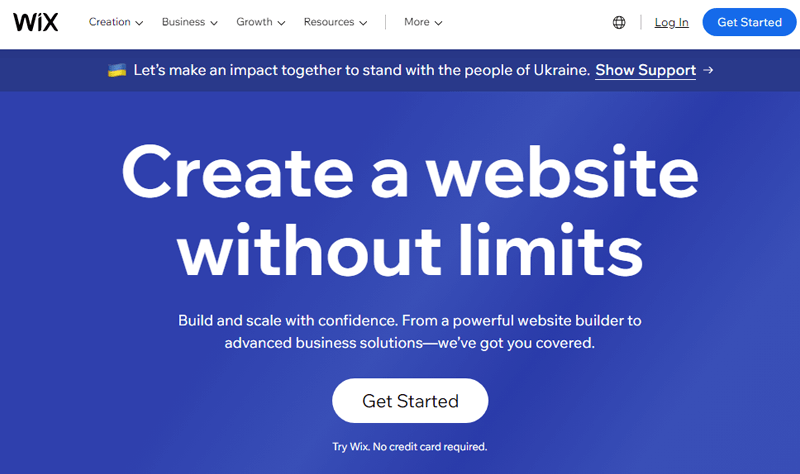Wix Platform to Create blogs