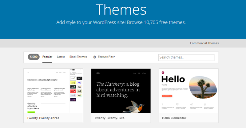 WordPress Official Theme Repository