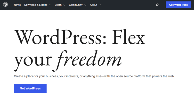 WordPress.org Blog Platform
