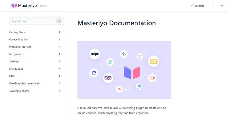 Masteriyo Documentation