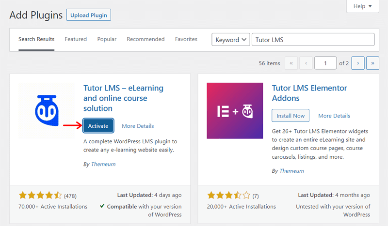 Activate the Tutor LMS Plugin for Online Coaching Business