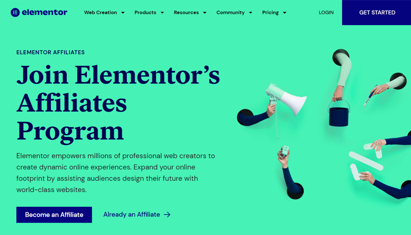 Elementor Program to Build Affiliate Marketing Website