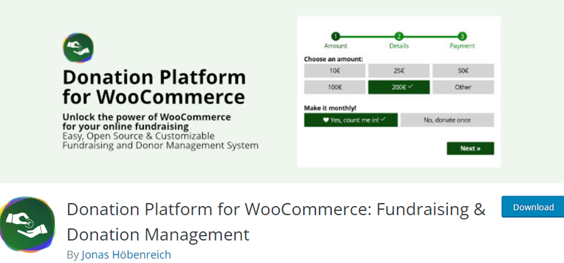 Donation Platform for WooCommerce