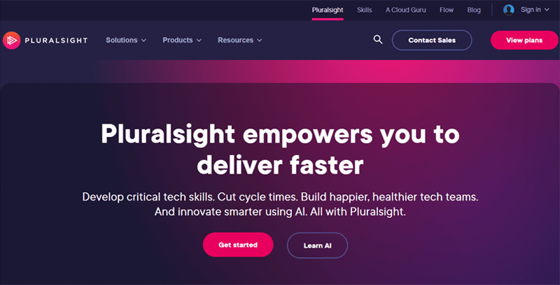 PluralSight Website Example