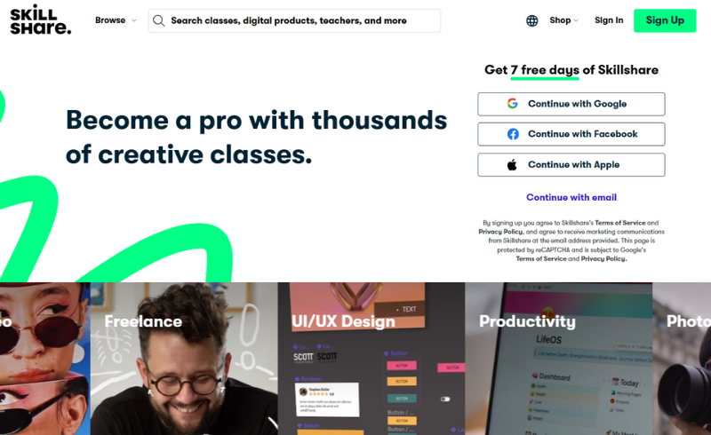 Skillshare For Selling Online Course