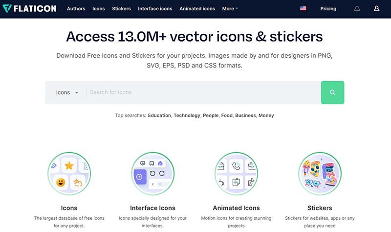 Flaticon Free Illustrations For Websites
