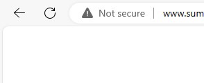 Browser Not Secure Icon
