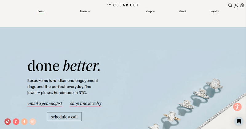 The Clear Cut Website