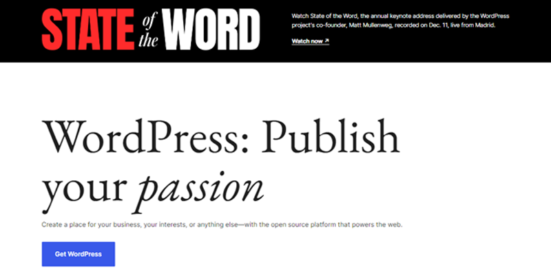 WordPress.org Best Blogging Platform