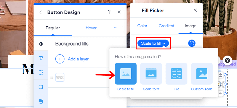 Choose How Button Image is Scaled