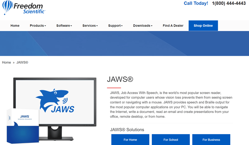 JAWS Screen Reader