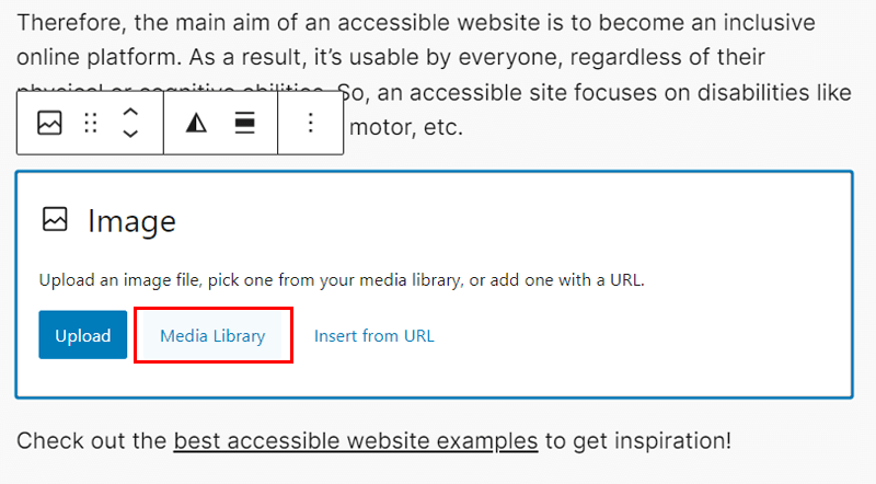 Open Media Library - How to Make Your Website Accessible