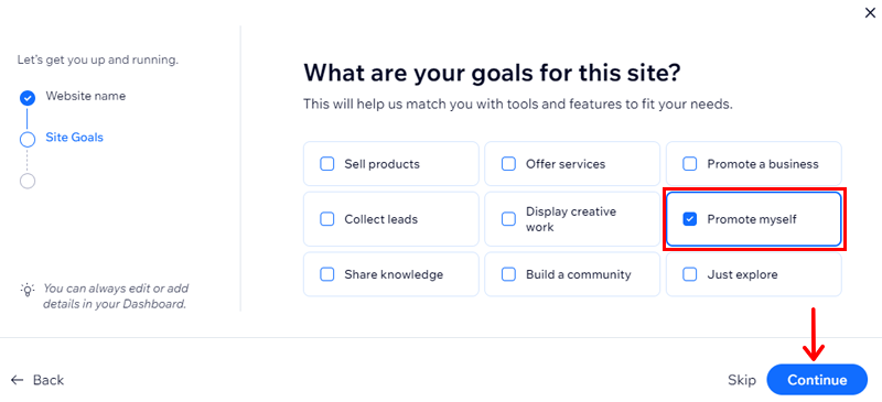 Set Goals For Your Website