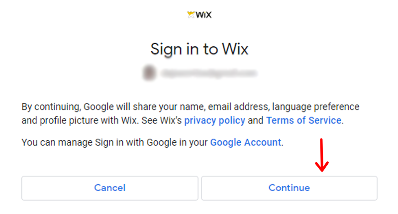 Sign In To Wix