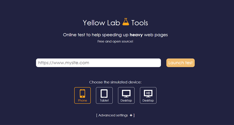 Yellow Lab - Website Speed Audit