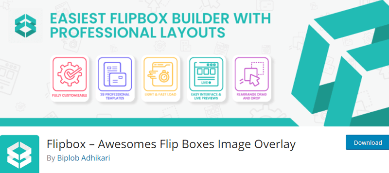 Flipbox WordPress Animation Plugin