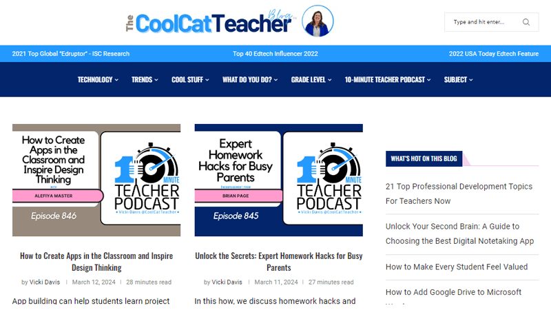 The Cool Cat Teacher
