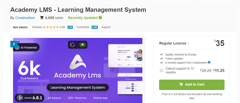 Academy LMS WordPress Plugin 