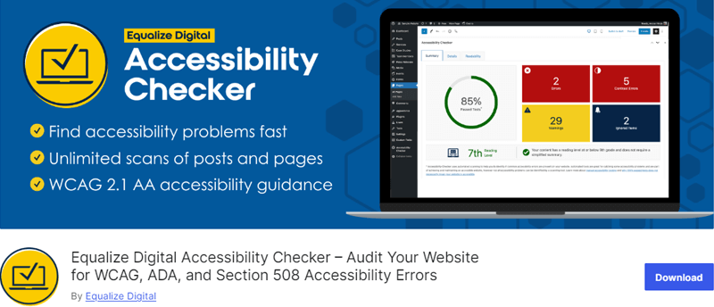 Accessibility Checker Best Accessibility Plugin For WordPress