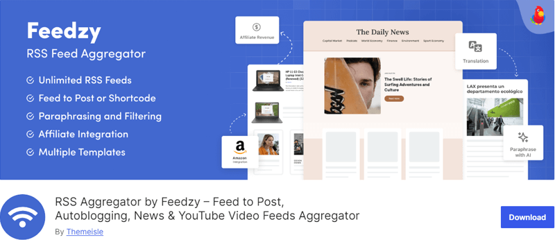 Feedzy RSS Feed Aggregator For WordPress