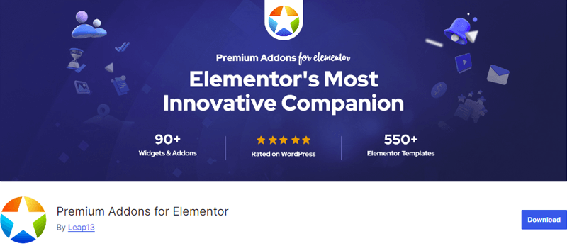 Premium Addons For Elementor Google Review Plugin