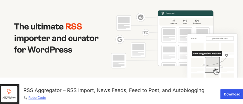 RSS Aggregator WordPress Autoblog Plugin